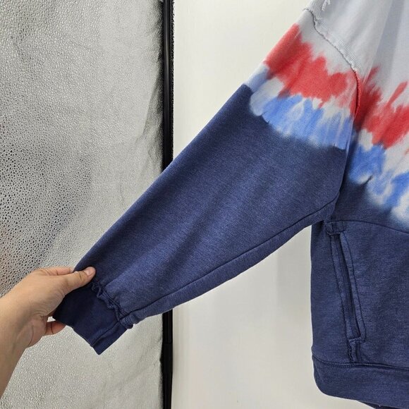 Free People Movement Ombre Metti Crew Sweatshirt Blue Women’s Size M Athleisure - Picture 5 of 13